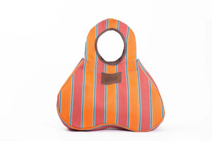 Fidget bag in Brick & Blaze colors, made of recycled nylon, from Less is Bore
