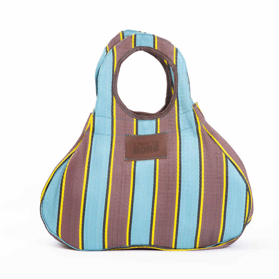 Fidget bag in Sky & Steel colors, made of recycled nylon, from Less is Bore